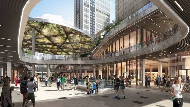 롯데백화점 동탄점 1층 스트리트몰