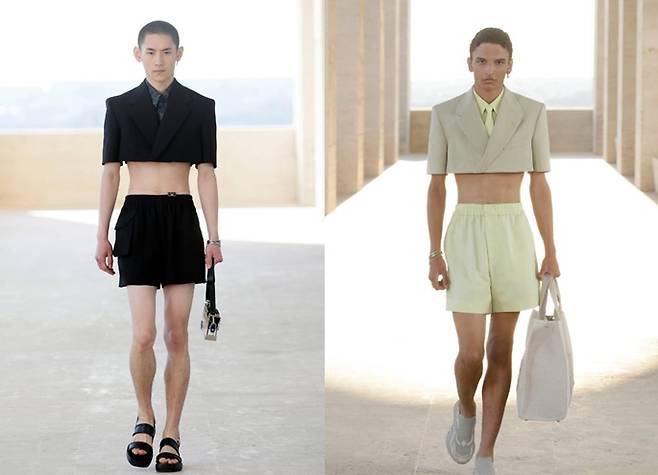 이탈리아 명품 브랜드 펜디가 공개한 2022년 남성 S/S 컬렉션