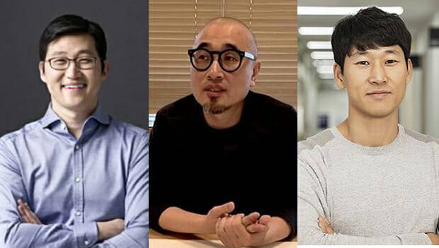 김범석 쿠팡 의장, 김봉진 배달의민족 의장, 이수진 야놀자 총괄대표.