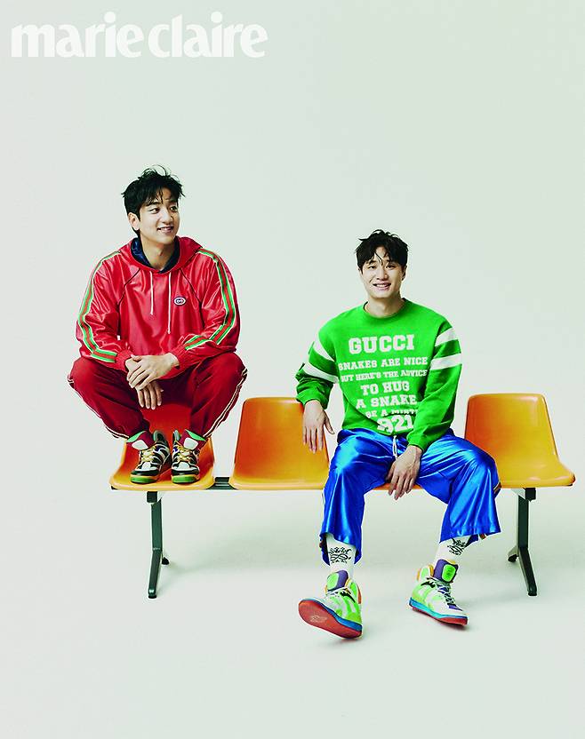 농구선수 허웅 허훈 형제 /사진제공=마리끌레르 매거진
