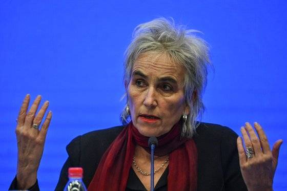 WHO 코로나19 조사팀을 이끄는 네덜란드 바이러스학자 마리온 콥만스는 지난 4월 "이탈리아 코로나 0번 환자의 사례는 더 조사할 가치가 있다"고 말했다. [AFP=연합뉴스]