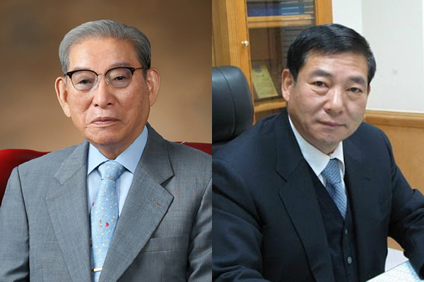 Honorary Chairman Lee Jong-hwan and CEO Lee Seok-jun