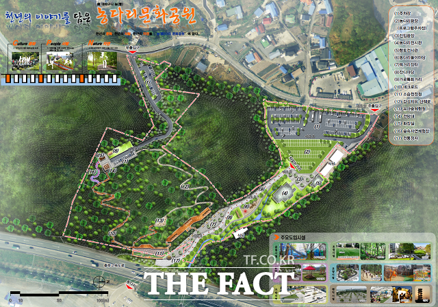 진천 문백면 농다리 관광명소화 사업 조감도. / 진천군 제공