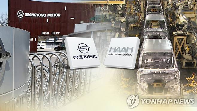 쌍용차 유력투자자 HAAH오토 회장 "인수 의지 있다"(CG) [연합뉴스TV 제공]