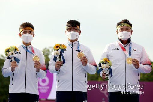 한국 양궁 여자 단체. 사진=게티이미지코리아