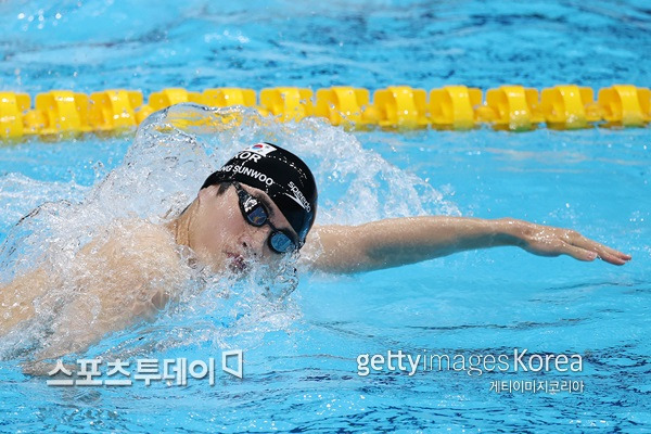 황선우 / 사진=Gettyimages 제공