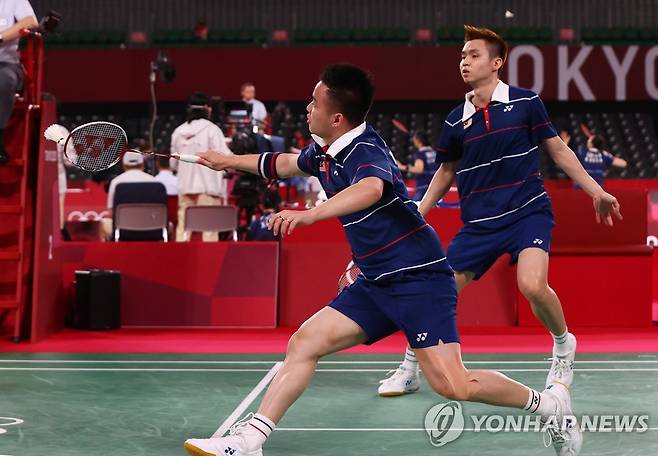 말레이시아 배드민턴 남자복식 선수들 [로이터=연합뉴스 자료사진]