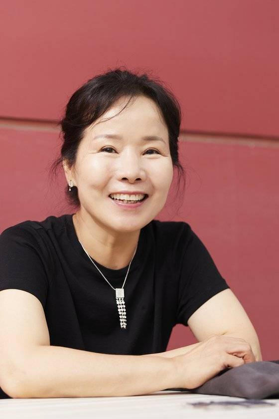 영화 '갈매기'로 첫 스크린 주연을 맡은 배우 정애화(63)를 7월 27일 서울 동교동 카페에서 만났다. [사진 영화사 진진]