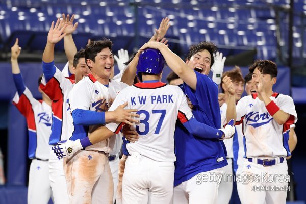한국 야구대표팀. 사진=게티이미지코리아
