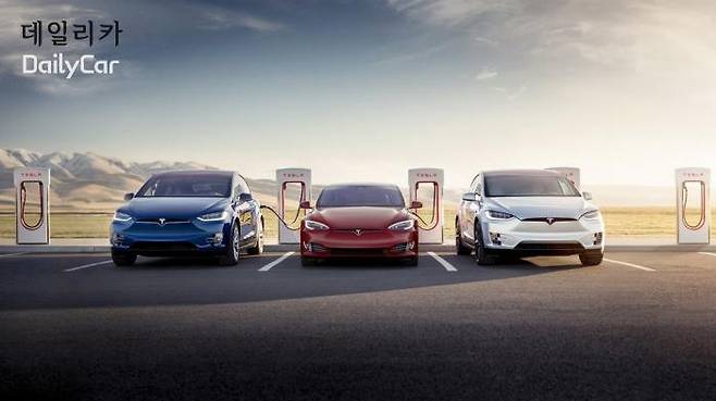 테슬라, 슈퍼차저 네트워크 </figcation>