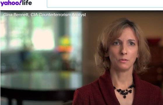 지나 베넷 CIA 대테러 전문 분석가. 야후와의 인터뷰 당시 영상 캡처. [Yahoo Life]