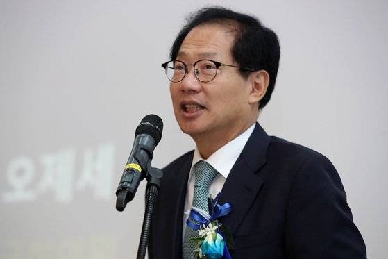 2017년 더불어민주당 4선 의원 시절의 오제세 전 의원. 중앙포토