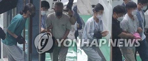 이달 2일 열린 '스텔스기 도입 반대' 활동가 4명 영장실질심사 [연합뉴스 자료 사진]