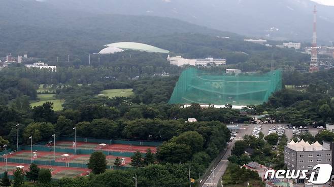 정부가 8.4 공급대책에서 1만호 공급을 발표한 서울 노원구 태릉골프장 모습. /사진제공=뉴스1