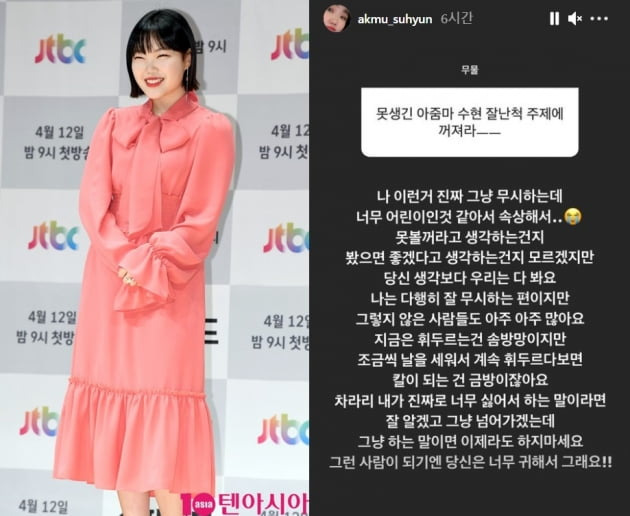 /사진 = 텐아시아 사진DB, 이수현 인스타그램