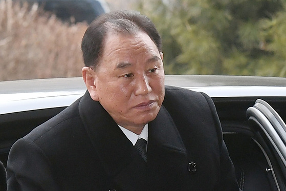 Kim Yong-chol, a department director of the Central Committee of the North’s ruling Workers' Party, is pictured in a file photo. In a statement Wednesday, Kim, in charge of handling inter-Korean affairs, warned of a “serious security crisis” in protest of Seoul and Washington’s joint military exercise. [YONHAP]