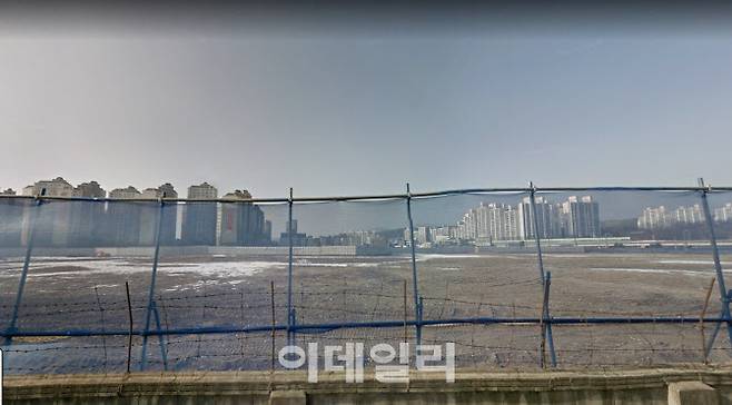 퇴계원읍 진관교 인근 군부대 이전지(사진=구글지도)