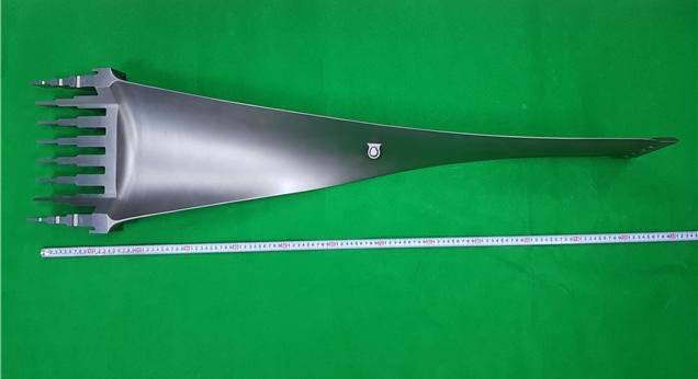 대형 타이타늄 합금 블레이드 [재료연 제공. 재판매 및 DB 금지]