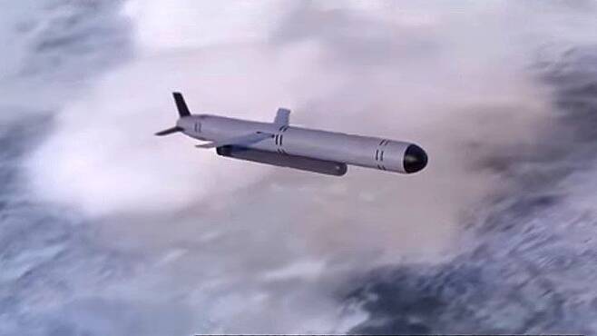 러시아의 신형 핵 추진 순항미사일 ‘9M730 부레베스니크’의 상상도. /루스키 도조르