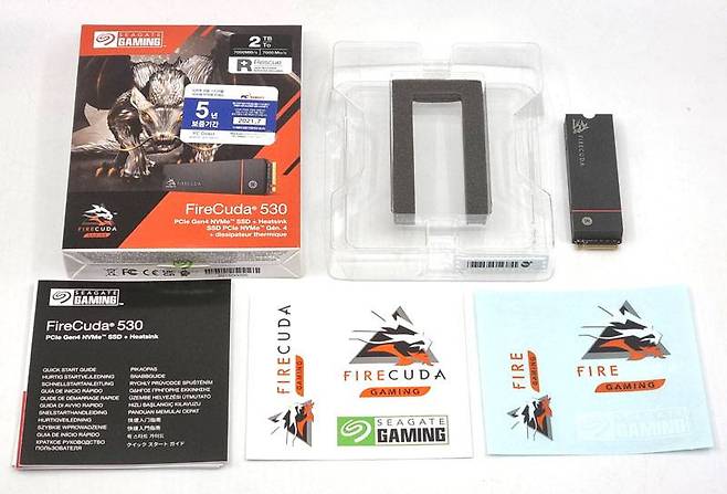 씨게이트 파이어쿠다 530 히트싱크 패키지 구성