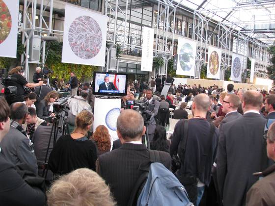 2009년 12월 덴마크 코펜하겐의 기후변화협약 당사국 총회장 모습. 강찬수 기자