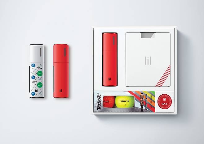 KT&G와 볼빅이 협업해 만든 '릴 하이브리드 2.0 볼빅 골프에디션' ./KT&G 제공