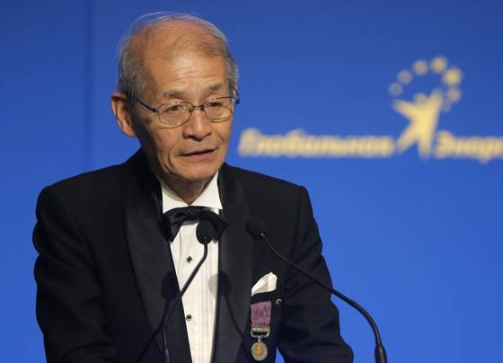 요시노 아키라 아사히카세이 명예 연구원. [AP]