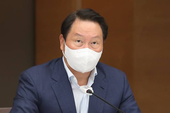 SK Group Chairman Chey Tae-won (Yonhap)