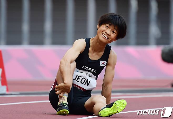 2020 도쿄 패럴림픽 여자 육상의 전민재. /뉴스1 © News1 사진공동취재단