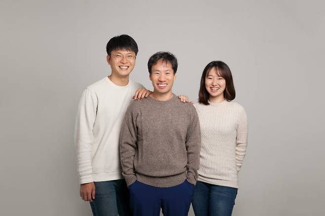 업스테이지 이활석 CTO(왼쪽부터), 김성훈CEO, 박은정CSO.