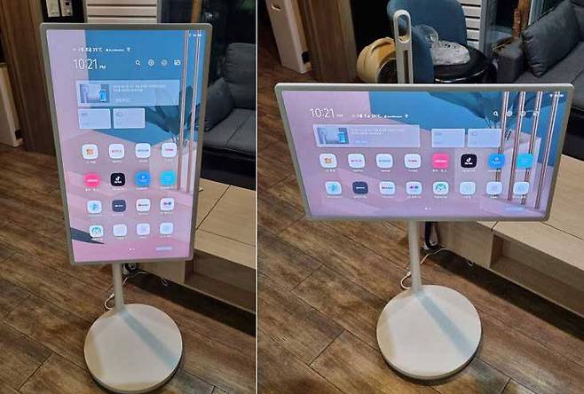 화면 각도 및 높이 조절도 자유롭다