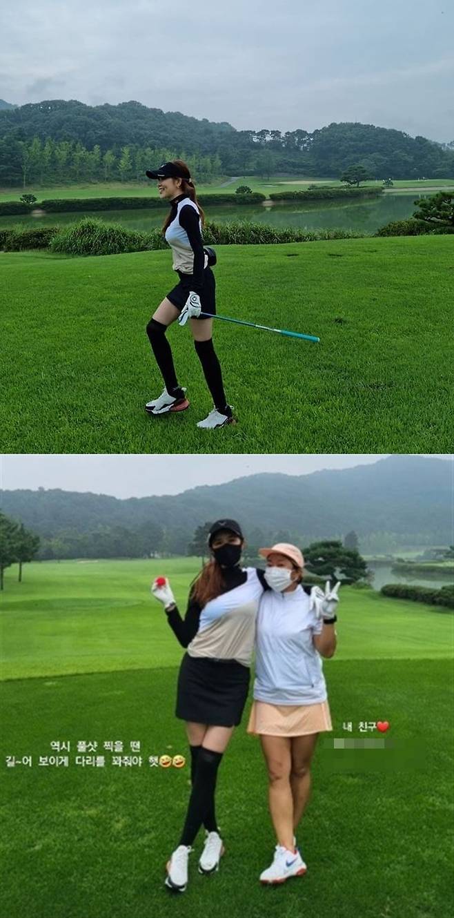 ▲ 채리나(왼쪽), 송진아. 출처ㅣ채리나 인스타그램