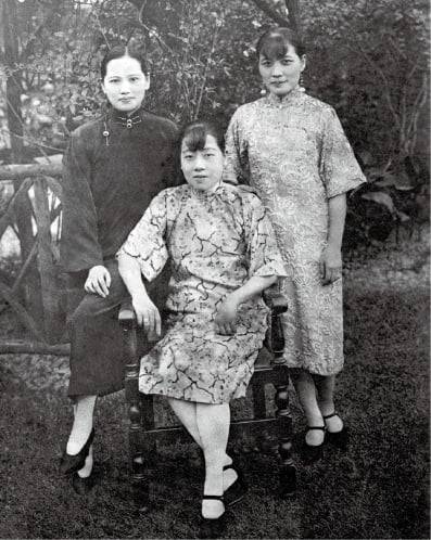 1927년께 쑹씨 세 자매. 왼쪽부터 칭링, 아이링, 메이링.    까치글방 제공