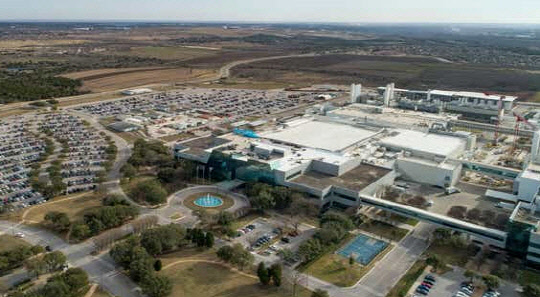 미국 텍사스주 소재  삼성전자 오스틴 반도체 공장 전경. <삼성전자 제공>