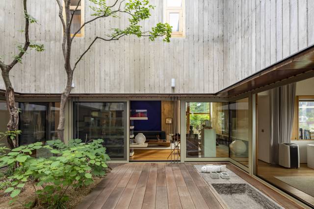 건축가 조병수의 자택인 평창동 '네 상자의 집' /사진제공=서울디자인재단