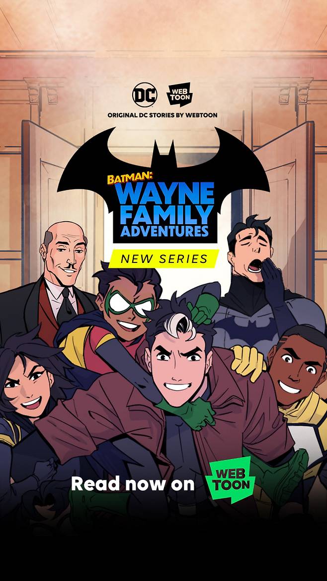 네이버웹툰은 DC코믹스와 함께 지금까지 공개하지 않았던 ‘배트맨’ 시리즈의 스토리를 오리지널 웹툰으로 제작해 최초 공개한다고 9일 밝혔다. 네이버웹툰 제공