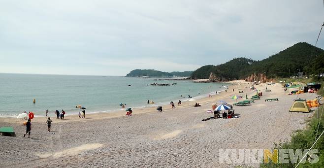 태안 파도리해수욕장.