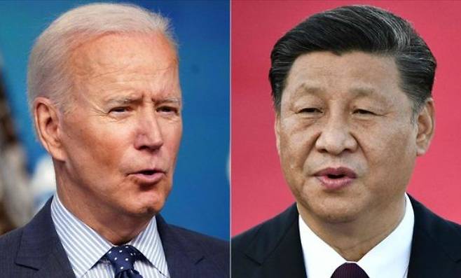 조 바이든 미국 대통령(좌)과 시진핑 중국 국가주석. /AP 연합뉴스