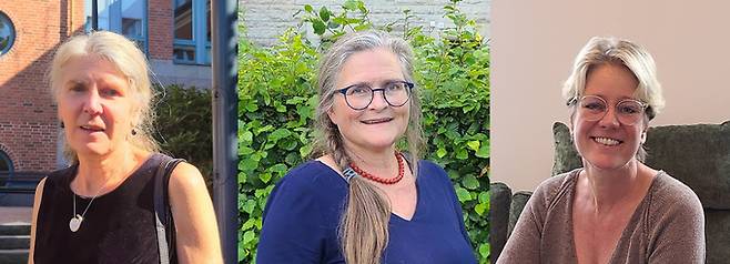 지난 8월 말 스웨덴 말뫼, 예테보리에서 만난 여성 교수 3인방. 왼쪽부터 레나 벵네루드, 마리아 에스트룀, 린다 릴 교수.