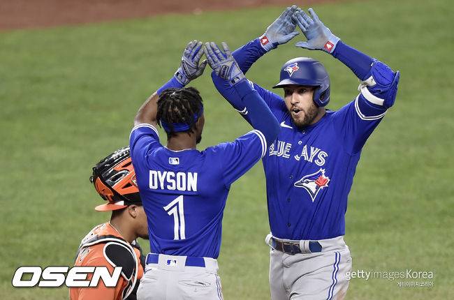 [사진] 토론토 블루제이스 조지 스프링어. ⓒGettyimages(무단전재 및 재배포 금지)