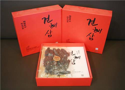 태안서 시판 중인 건해삼 [촬영 이은파 기자]