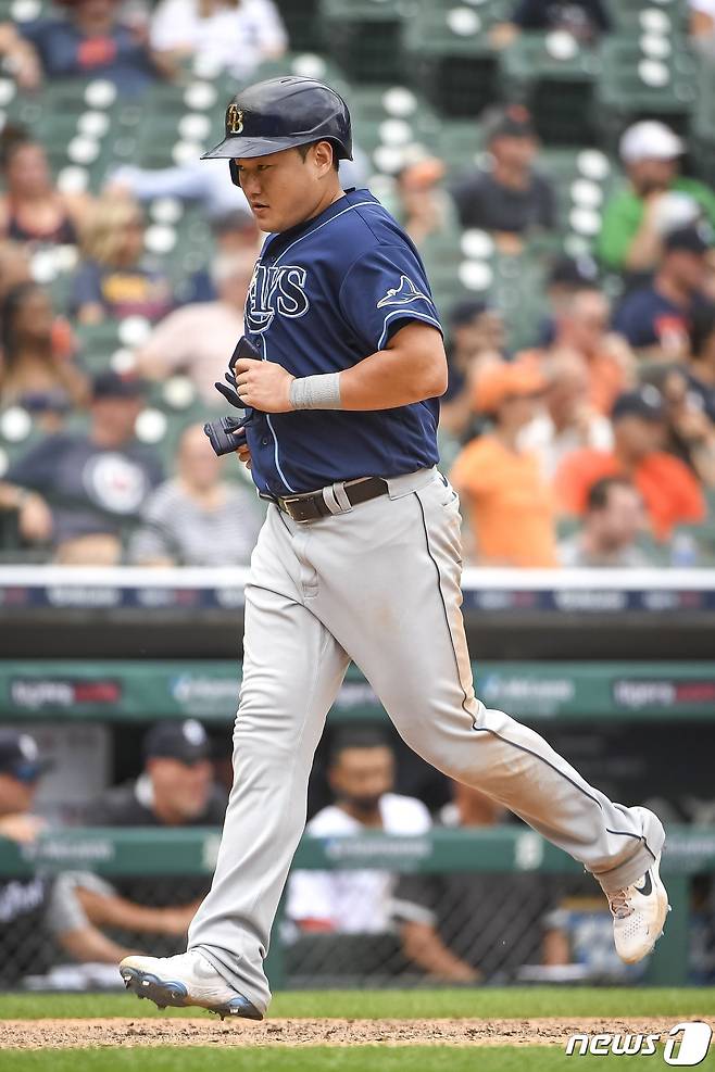 탬파베이 최지만.© AFP=뉴스1