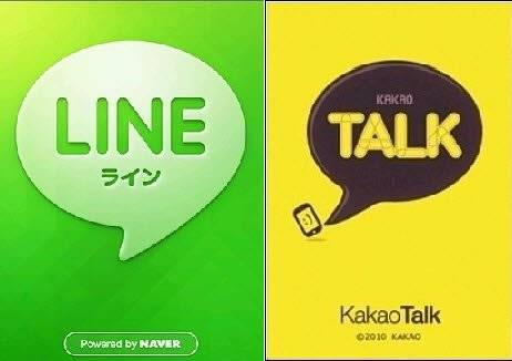 카카오톡과 라인은 나란히 지난 2011년 일본 시장에 도전했다. 그러나 희비는 엇갈렸다. [사진=각 사]