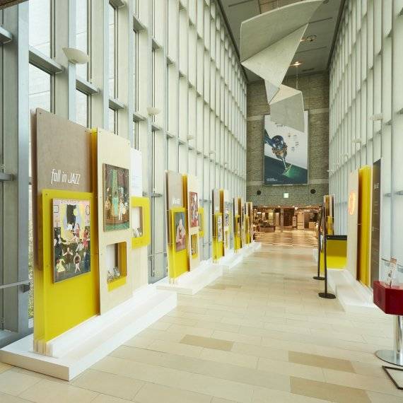 신세계 타임스퀘어점 Fall in Jazz 갤러리 전경. 신세계백화점 제공