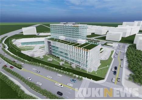 친환경 디지털 헬스케어산업 지원센터 조감도.