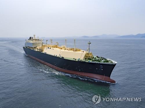 대우조선해양이 건조한 LNG 운반선 [사진 = 연합뉴스]