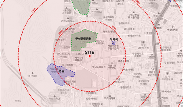은평구 구산동 자율주택정비사업 위치도 / 서울시