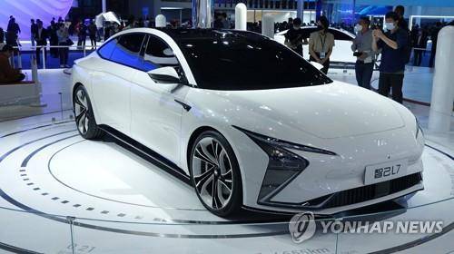 2021 상하이 모터쇼의 즈지차 전시장 [촬영 차대운]