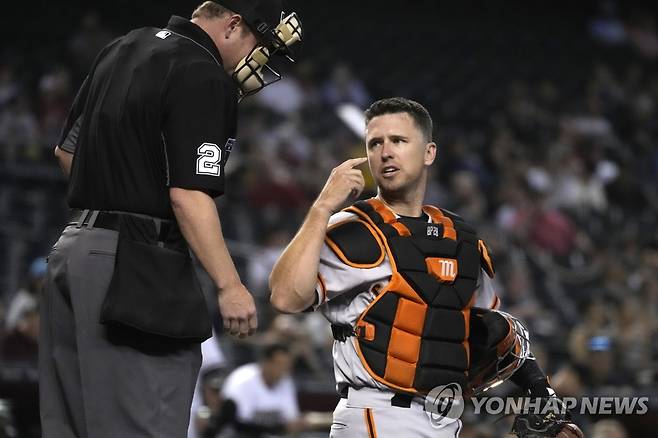 샌프란시스코의 버스터 포지 [AP=연합뉴스 자료사진]