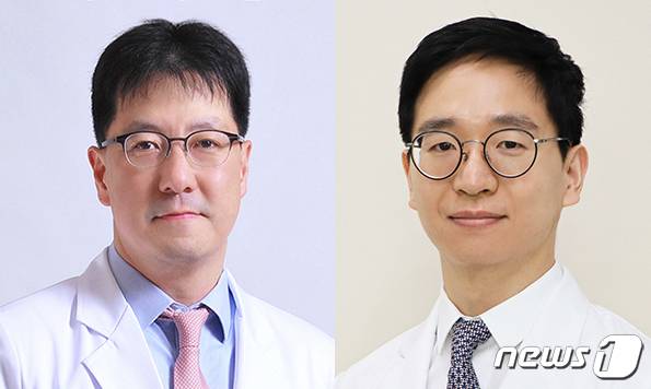 김현직 서울대병원 이비인후과 교수(왼쪽), 김진엽 동국대병원 이비인후과 교수  © 뉴스1